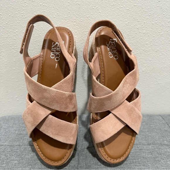 Franco Sarto Nessa Espadrille Wedge Sandals - Picture 5 of 11